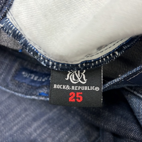 Rock & Republic Kasandra Flare Leg Jeans with Sequin Embellished Back Pockets - Picture 6 of 10